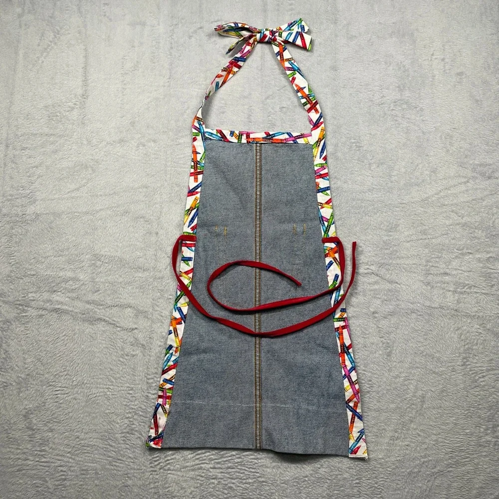 Handmade denim apron